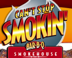 Can't Stop Smokin' Barbq Logo