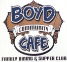 Boyd Community Cafe Family Dining and Supper Club Logo