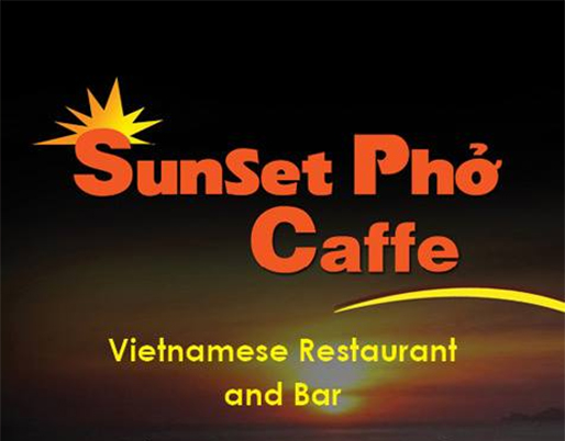 Sunset Pho Caffe Logo