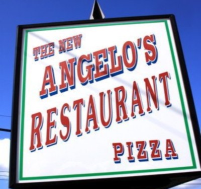 The New Angelo's Restaurant Pizza Logo