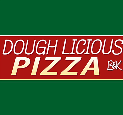Dough Licious Pizza Logo