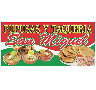 Pupuseria y Taqueria San Miguel Logo