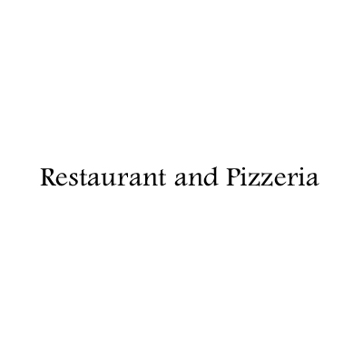 Restaurant and Pizzeria Logo