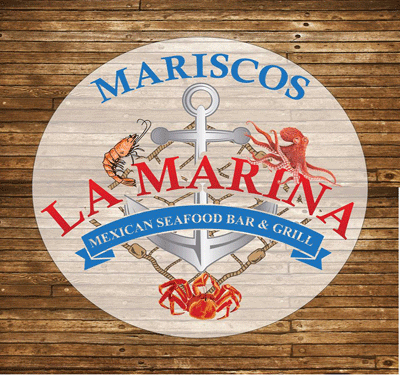 Mariscos La Marina Logo
