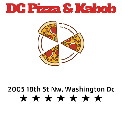 DC Pizza and Kabob Logo