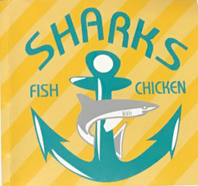 Sharks Fish & Chicken Logo