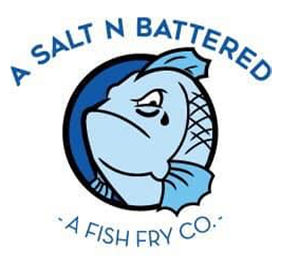 A Salt N Battered - A Fish Fry Co. Logo