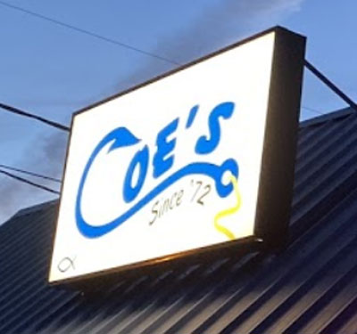 Coe's Steak House Logo