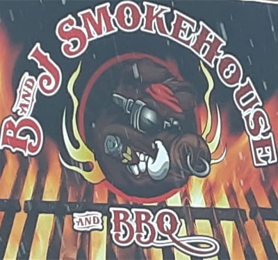B &  J Smokehouse and BBQ Logo