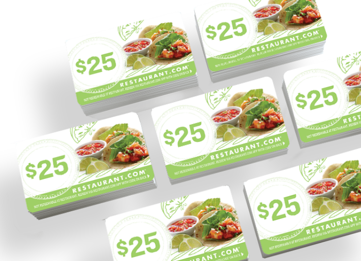 Where can i use restaurants.com gift card